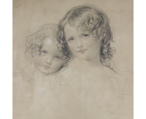 After Sir Thomas Lawrence, coloured engraving, Portrait of two children, 53 x 48cm**CONDITION REPORT**PLEASE NOTE:- Prospecti