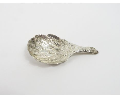 A William IV silver eagle wing caddy spoon by Joseph Willmore, Birmingham 1831, of usual form, 8 cm long, 9.5 g (0.3 troy ozs