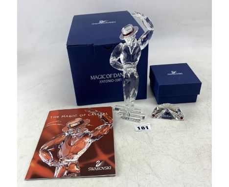Swarovski Crystal boxed Magic of Dance Antonio Annual Edition 2003 with Collectors' Society Antonio plaque