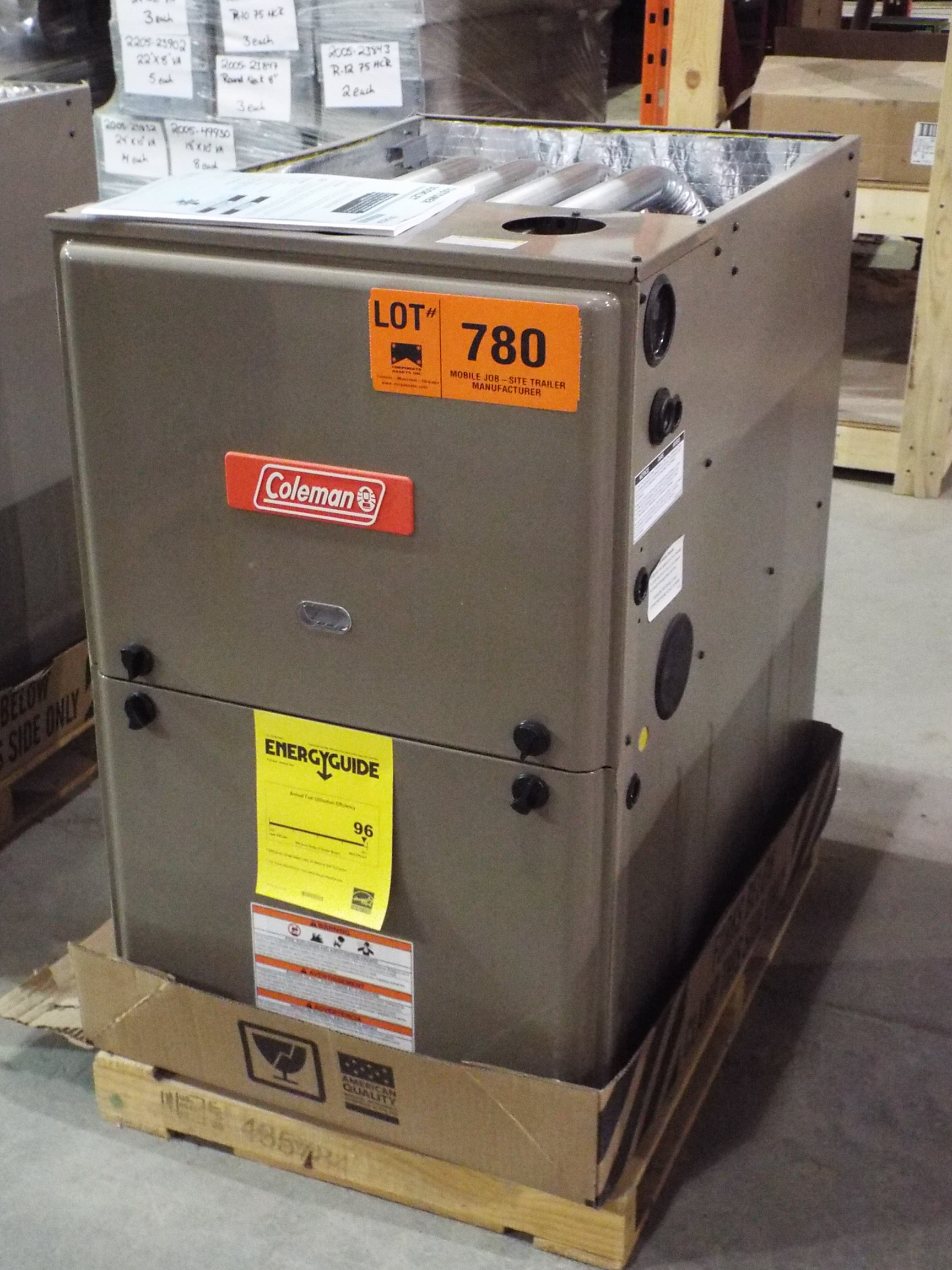 COLEMAN SERIES NATURAL GAS FURNACE, S/N N/A