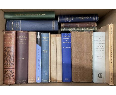 A large quantity of antiquarian and vintage books, approx 7 shelves, 20th-18th century, Mostly cloth with some leather bound 