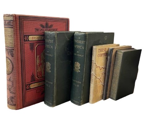 AFRICA. LIVINGSTONE [David]. The Life and Explorations of David Livingstone. C1880. Large 4to, pebbled red cloth , decorated 
