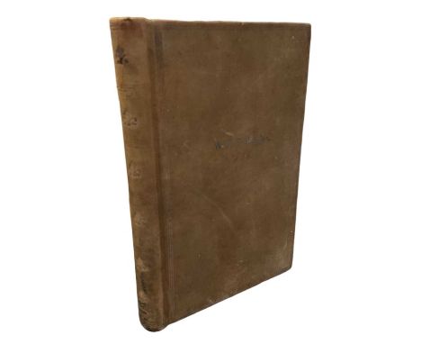 Woodfield Eagles Estate. 1838. Aylesbury Buckinghamshire. Manuscript accounts book. In contemporary Sheep. 8vo. Approx 200pp 