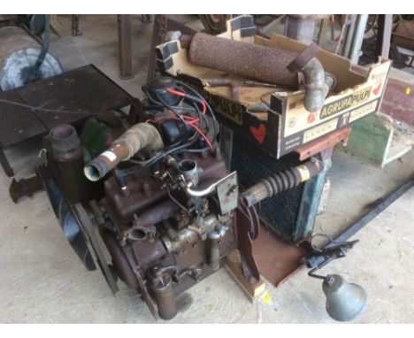 A Coventry Climax four cylinder petrol engine No.10576/24760