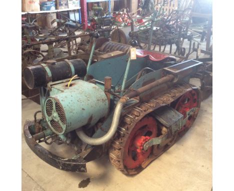 A Ransomes MG2 crawler fitted with manual lift and unusual PTO, had some refurbishment work to include the magneto, offered f