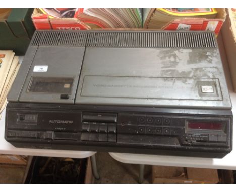 A Philips video cassette recorder - sold as collector's item 