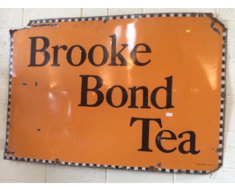 A Brooke Bond Tea enamel sign 152cm x 102cm approx. 