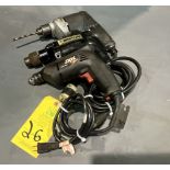 3 Corded Drills 115v