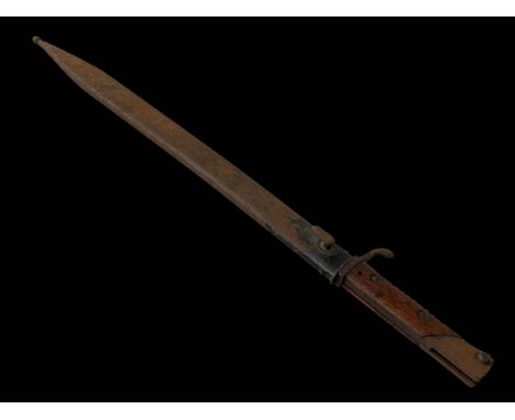 Bayonet with scabbard.