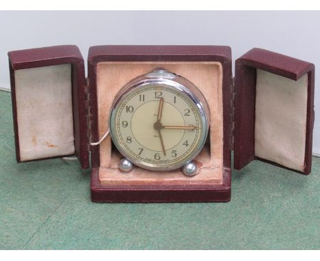 A Smith's travel alarm clock