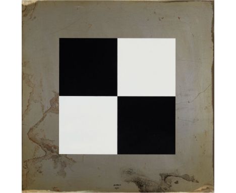 Fernando Calhau (1948-2002)UntitledSilkscreen on metalSigned, dated 91 and numbered 34/50A work from the same edition at the 