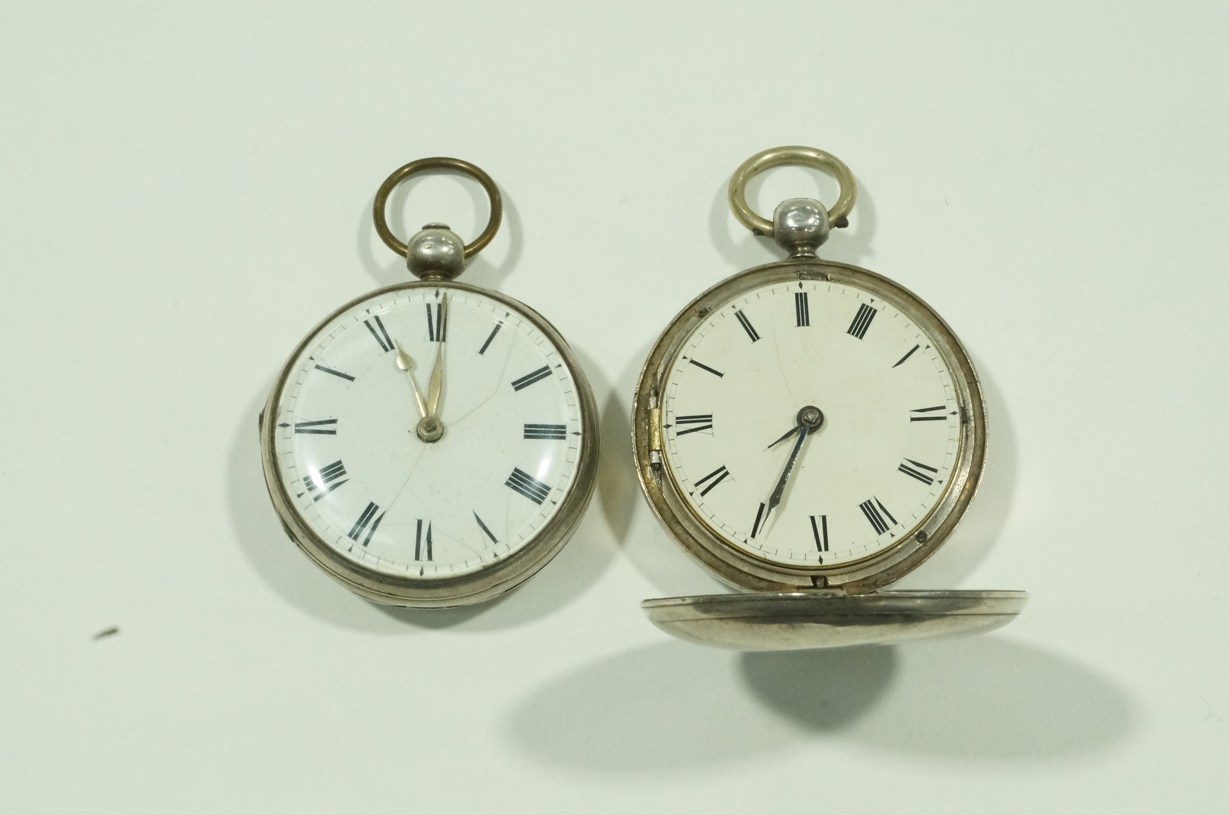 Sam Gillard, Barnstaple, a silver open faced pocket watch, case maker C