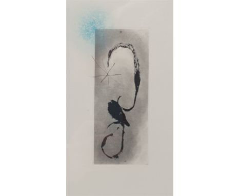 Joan Miró (Spanish 1893-1983): 'Sans le Soleil' I, etching and aquatint unsigned 27cm x 16cm Provenance: with the Redfern Gal