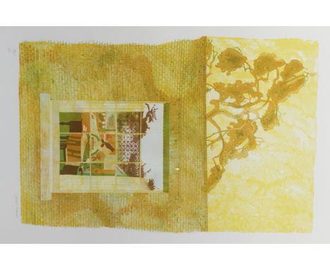 Leonard Rosoman RA (British 1913-2012): Looking Through a Window, colour lithograph signed and numbered 99/160 in pencil 60cm