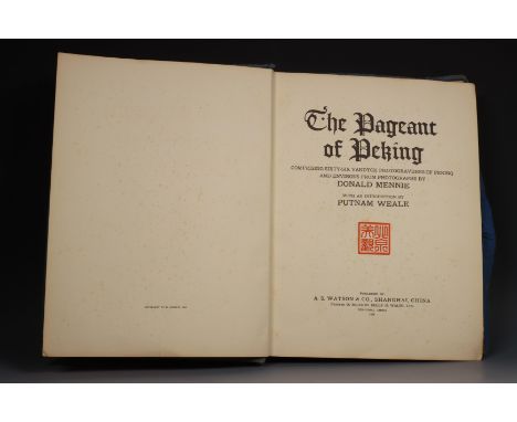 Antiquarisch werk; The Pageant of Peking Comprising sixty-six Vandyck photogravures of Peking and environs. With an introduct