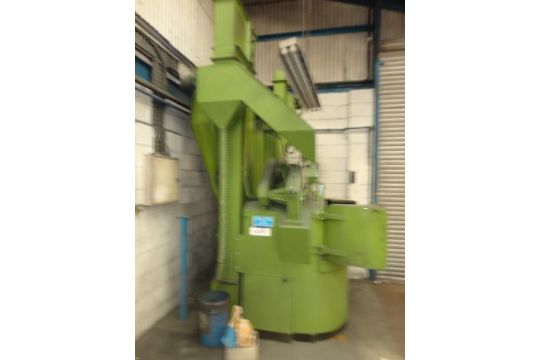 Modena Italia C M 1000 Rotary Shot Blasting Machine Table Dia Approx 930mm X 5mm Internal He