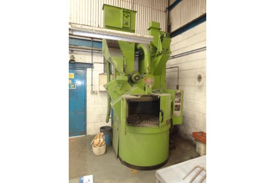 Modena Italia C M 1000 Rotary Shot Blasting Machine Table Dia Approx 930mm X 5mm Internal He