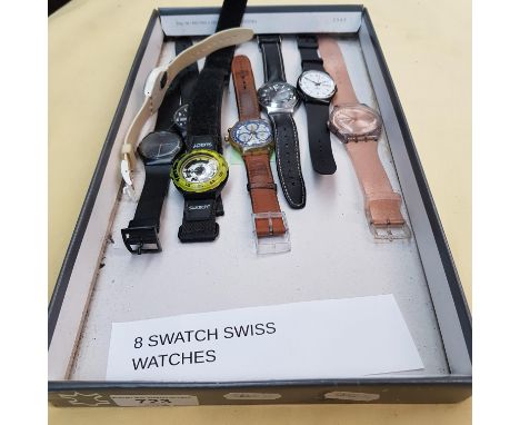 8 Swatch Swiss watches