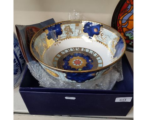 Royal Worcester bowl: To Celebrate the Millennium. Ltd Edition of 1000