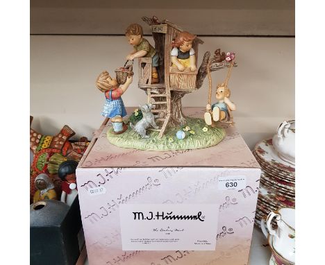 M J Hummel figure group for Danbury Mint 'Kids Only', complete with box and certificate.