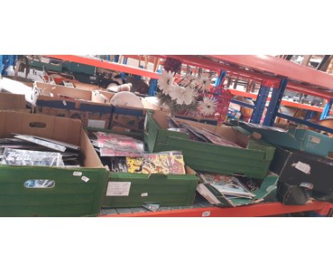 7 boxes of comics includng DC, Marvel, Dark Horse Comics, Dynamite, Valiant etc