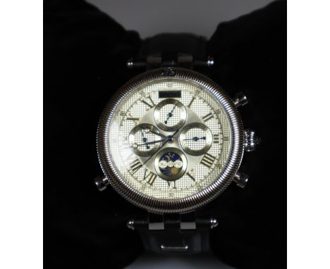 Modern Portas Bon Mercato 'Frelberg' gents automatic wrist watch in original box with manual etc.(B.P. 21% + VAT) 
