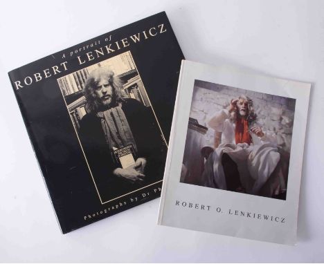 Robert Lenkiewicz, books 'A portrait of Robert Lenkiewicz' photographs by Dr Philip Stokes also 'Robert Lenkiewicz' signed bo