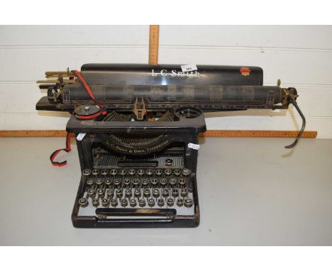 Vintage typewriter by L C Smith &amp; Co