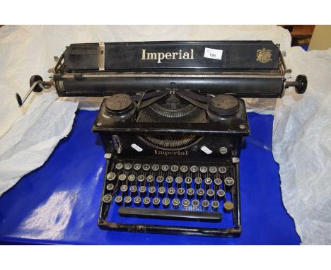 An Imperial vintage typewriter