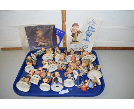 Quantity of Goebel Hummel type figures of children in various poses