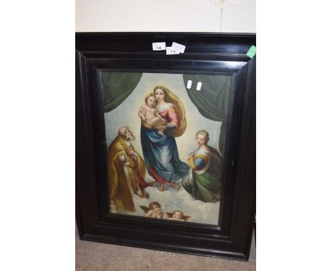 Chromolithograph print Mary &amp; Jesus