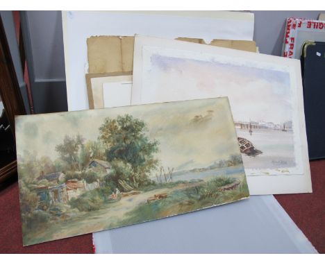 Martin Decent 'St Marie's Church Broomhill, Sheffield', artist proof print; Alan Ingham, Edward Mortelmans, Keith Aspinall an