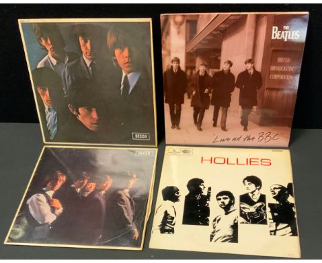 The Rolling Stones vinyl LP`s, Self Titled-Mono-Decca LK4605, The Rolling Stones no2-Decca-Mono LK4661, The Hollies-self titl