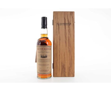 GLENMORANGIE 1987 DISTILLERY MANAGER'S CHOICE CASK #41 HIGHLAND SINGLE MALT  Distilled: 15/11/1987Bottled: 18/05/2001Finished