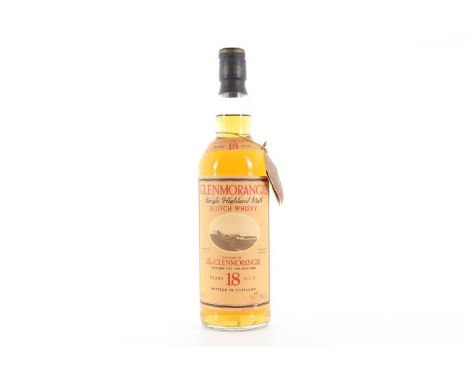 GLENMORANGIE 18 YEAR OLD 1990S HIGHLAND SINGLE MALT  43% ABV / 70cl  Famous for their unique stills, each as tall as an adult