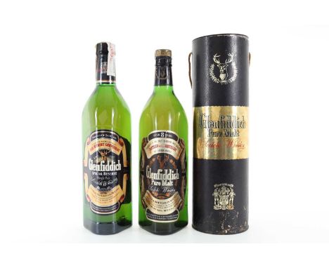 GLENFIDDICH 8 YEAR OLD PURE MALT 1 QUART AND SPECIAL RESERVE 1L SPEYSIDE SINGLE MALT  8 Year Old Pure Malt - 43% ABV / 1 Quar