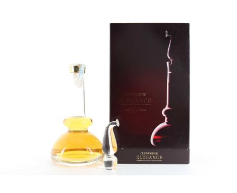 GLENMORANGIE 21 YEAR OLD ELEGANCE DECANTER HIGHLAND SINGLE MALT  43% ABV / 70cl  Famous for their unique stills, each as tall