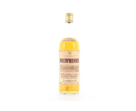 DALWHINNIE 8 YEAR OLD JAMES BUCHANAN 1980S 75CL HIGHLAND SINGLE MALT 40% ABV / 75clDalwhinnie is the highest distillery in Sc