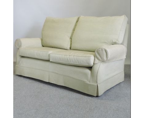 A cream upholstered Multiyork sofa, 173cm