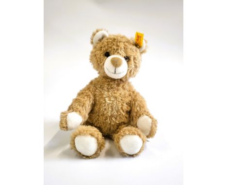 Steiff teddy bear with button and tag in ear, 30cm. 