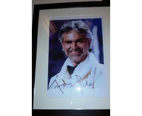 ANDREA BOCELLI SIGNED PRINT, FRAMED 

Generously donated by Clan Italia 

Terms and Conditions: 

Item is non refundable or e