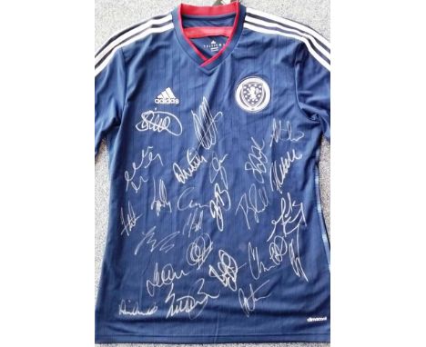 SCOTLAND FOOTBALL SHIRT SIGNED BY CURRENT SCOTLAND FIRST TEAM 

Generously donated by the SFA

Signed unworn signed Scotland 