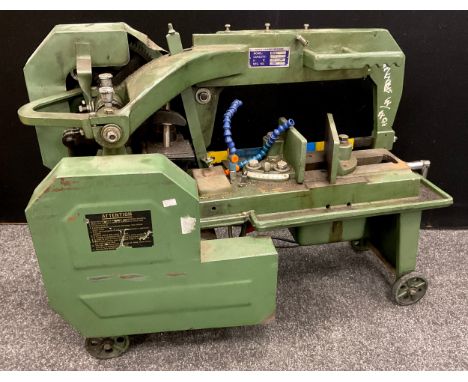 A 1/4 Horse power Donkey Saw / Hack Sawing Machine, model REX-14SP, by Nu-Tools. 