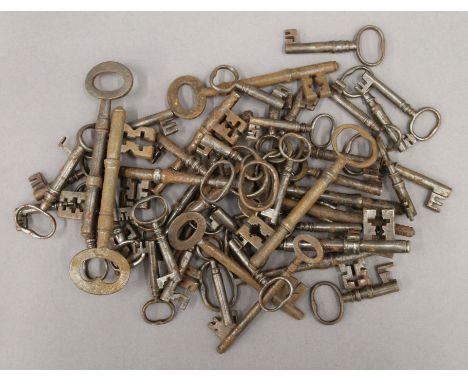 A collection of antique/vintage keys.