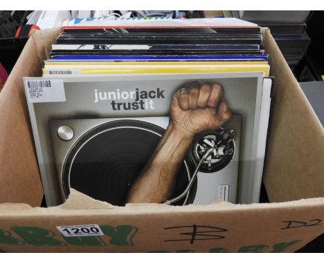 Quantity of 12" Records - Tequila Slam 2003-2004, Space Cowboys Wickedest Sounds Funk, Mischa Daniels 2003, Dance Train Class