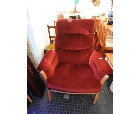 Ercol Armchair with Cushions 