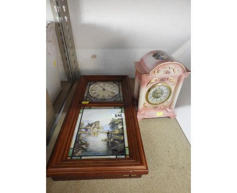 Mantel Clock and Wall Clock 