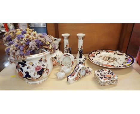 Quantity of Masons China - To include Mantel Clock, Wall Clock etc 