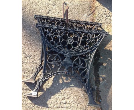 Decorative Metal Bench Ends 