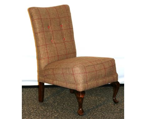 PARKER KNOLL BUTTON BACK CHAIR 